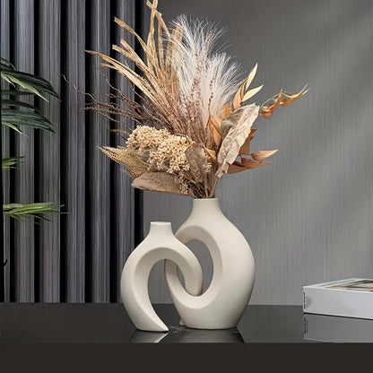 Ethereal Loop Ceramic Vases