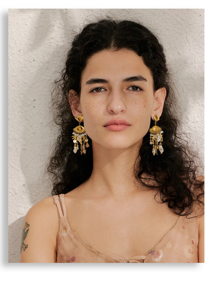 Ocean Bloom Boho Earrings