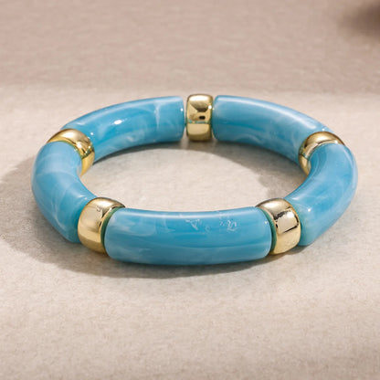 Boho Azure Waves Bangles