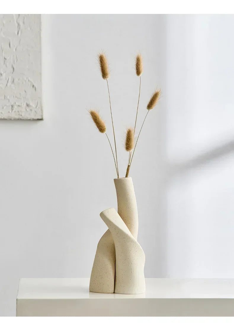 Nordic Ceramic Sculptural Vase