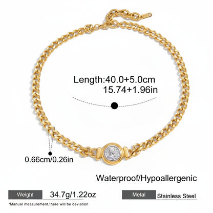 Gilded Medallion Chain