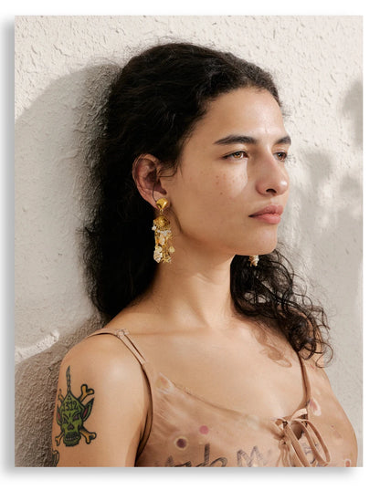 Ocean Bloom Boho Earrings