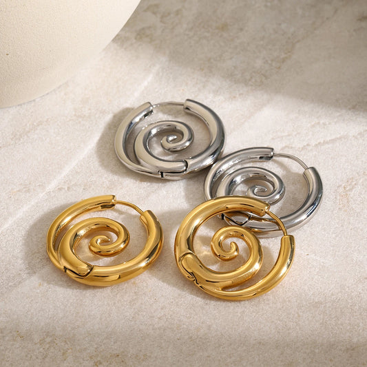 Sun Spiral Hoops