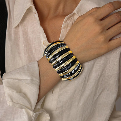 Midnight Eclipse Boho Bangle Set