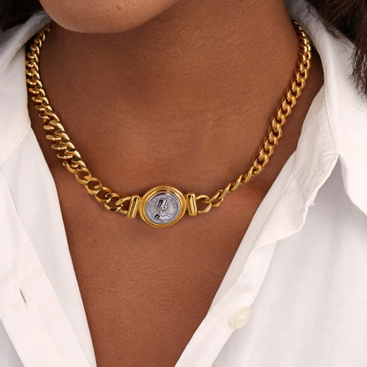 Gilded Medallion Chain