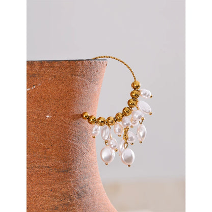 Sirena Pearl Hoops