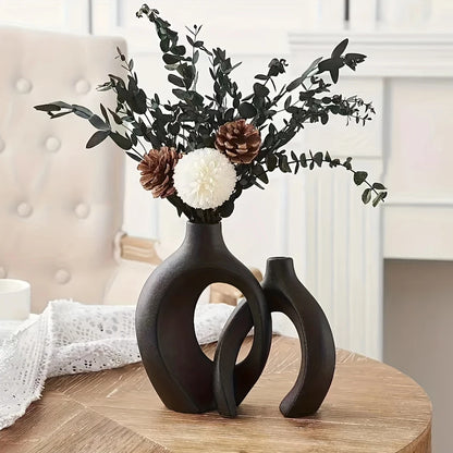 Ethereal Loop Ceramic Vases