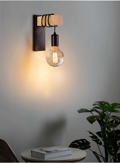 Rustic Glow Wall Lamp