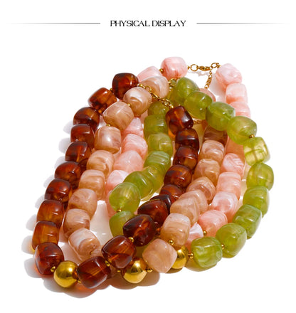 Aurora Bead Necklace