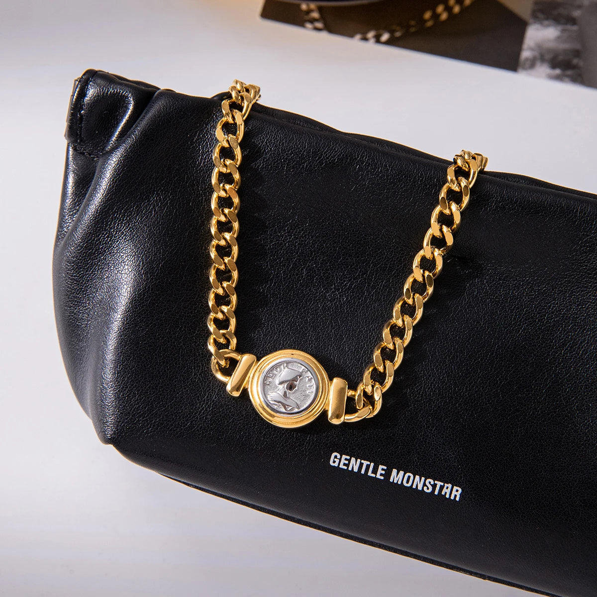 Gilded Medallion Chain