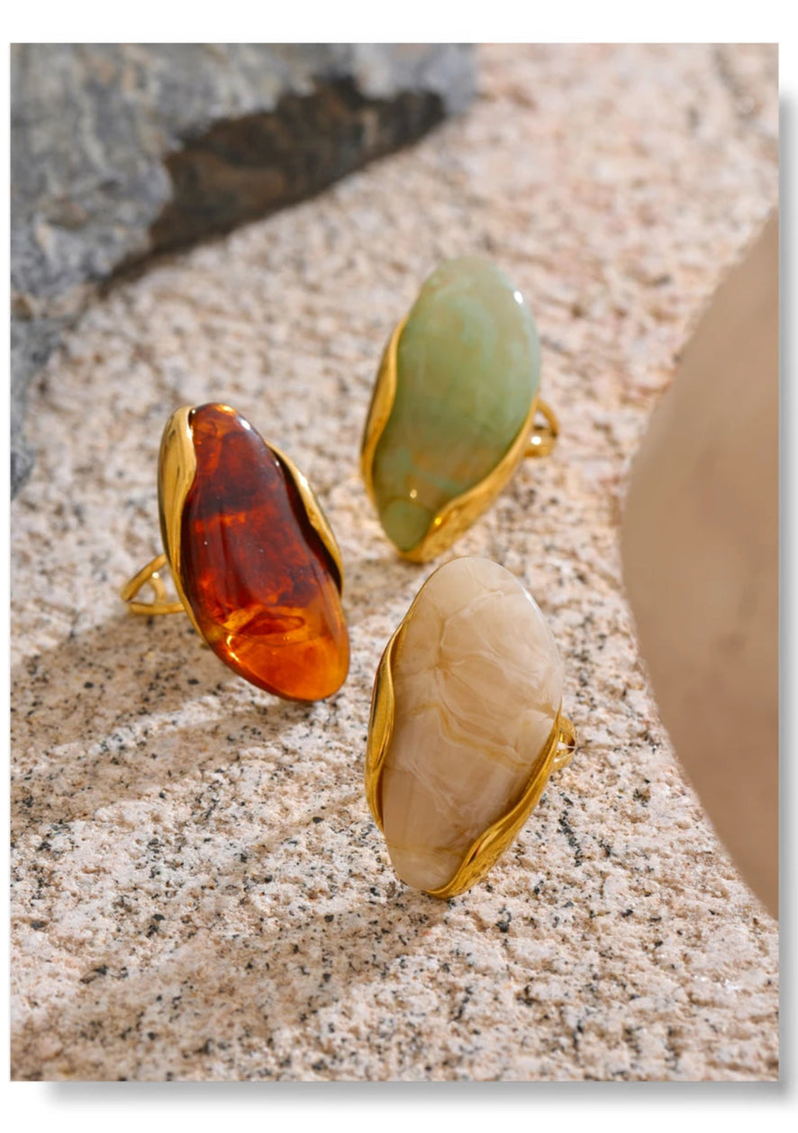 Sahara Stone Wrap Ring