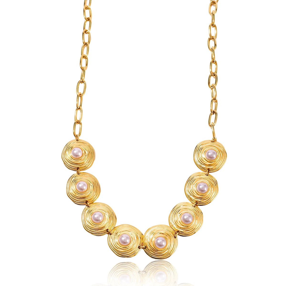 Golden Solstice Bloom Necklace