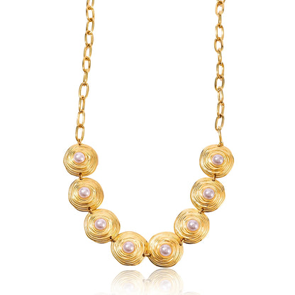 Golden Solstice Bloom Necklace