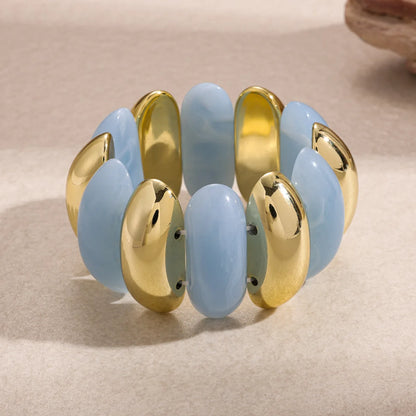 Boho Azure Waves Bangles