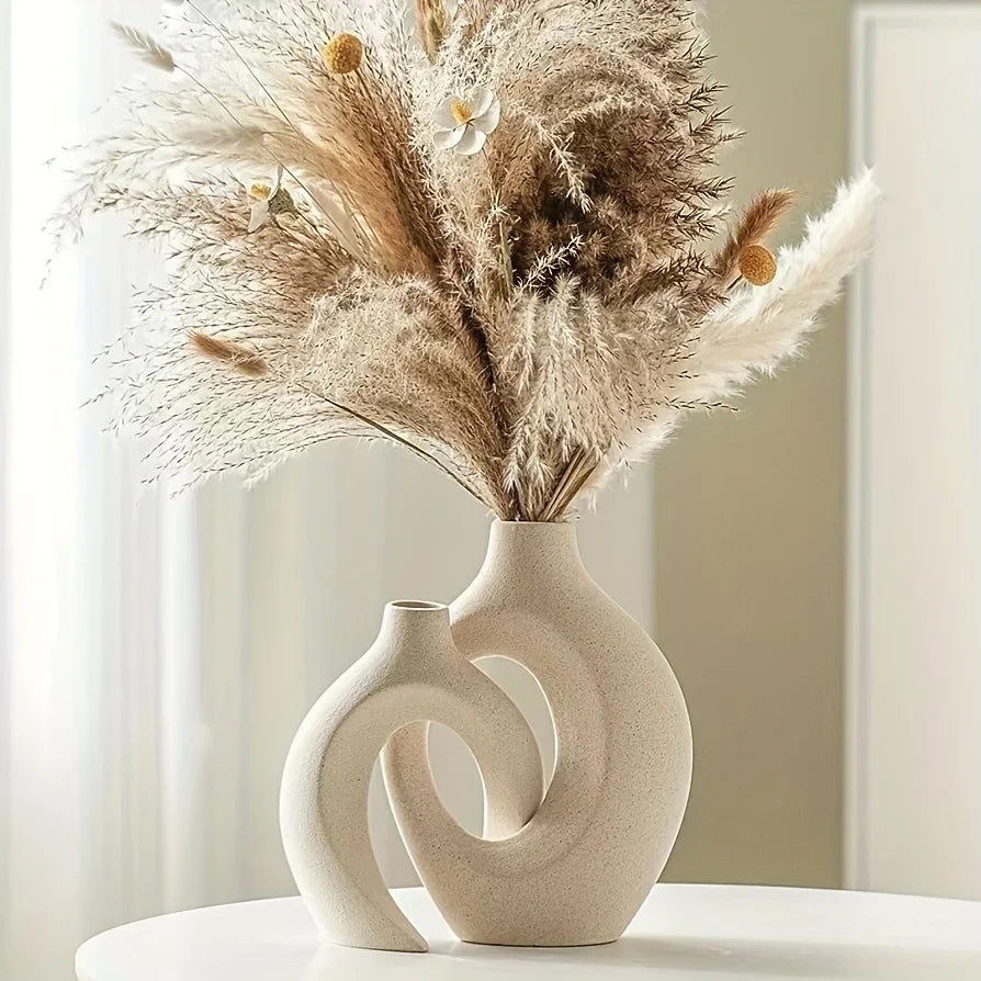 Ethereal Loop Ceramic Vases