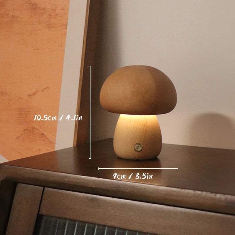 Luna Glow Mushroom Lamp