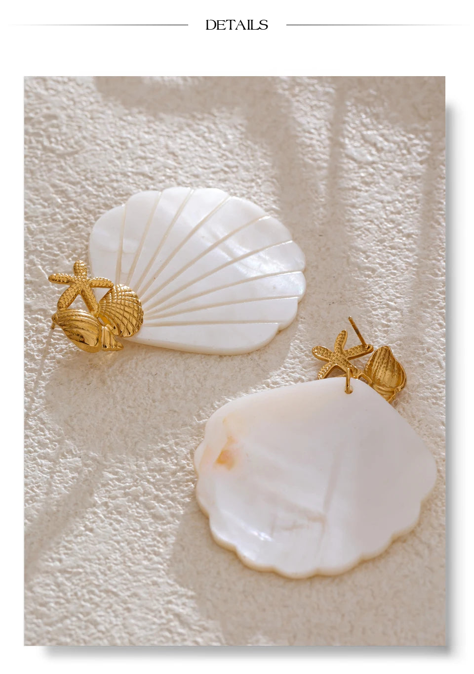 Ocean Muse Shell Earrings