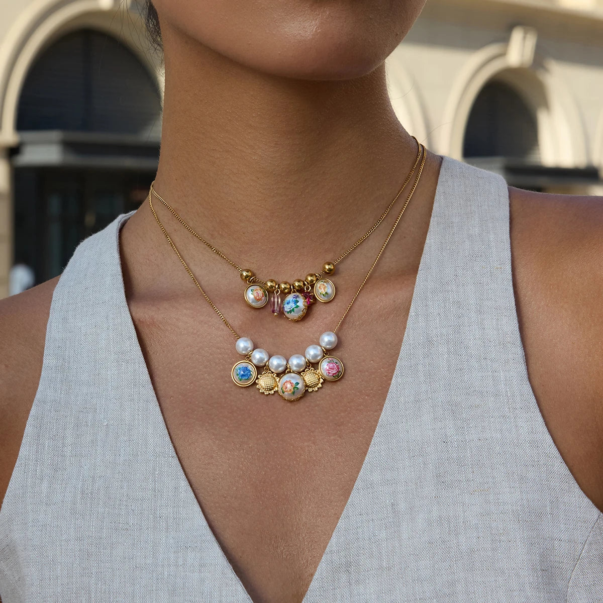 Boho Bloom Amulet Necklace