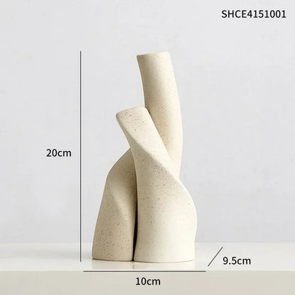 Nordic Ceramic Sculptural Vase