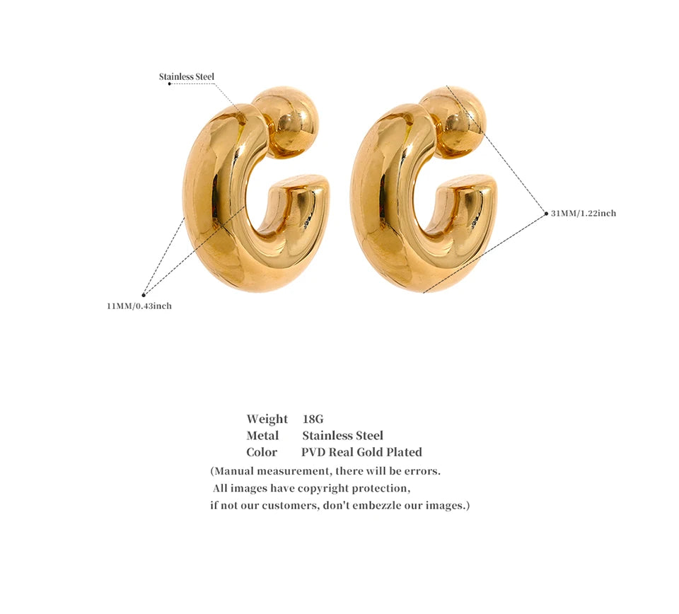 Orb Luxe Sculptural Earrings