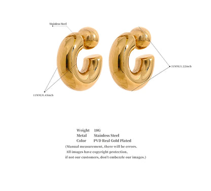 Orb Luxe Sculptural Earrings