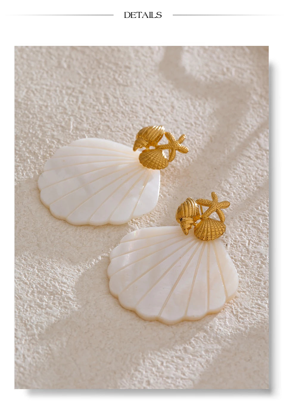 Ocean Muse Shell Earrings