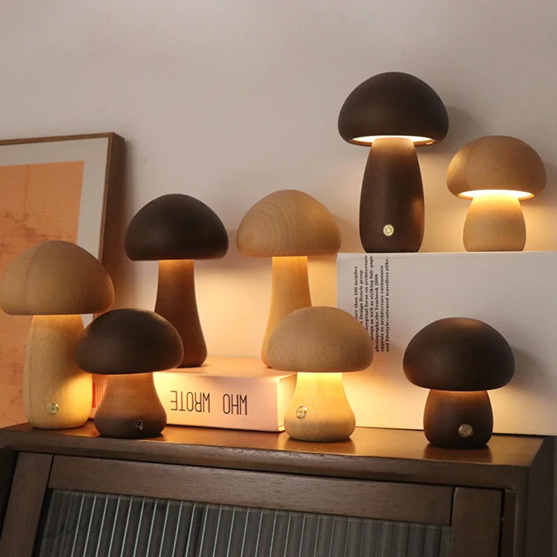 Luna Glow Mushroom Lamp