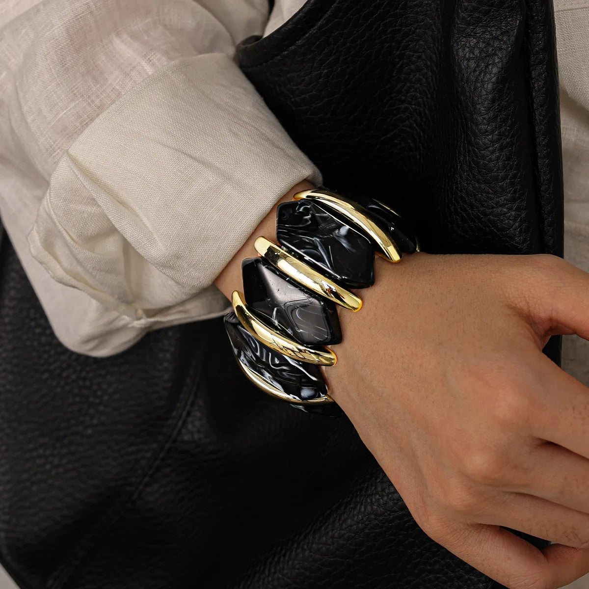 Midnight Eclipse Boho Bangle Set