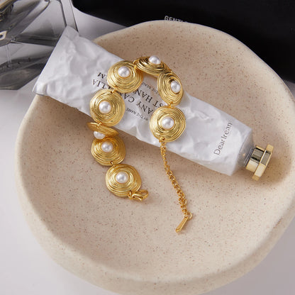 Golden Solstice Bloom Bracelet
