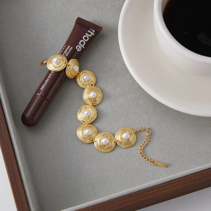 Golden Solstice Bloom Bracelet