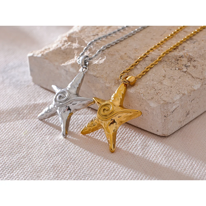 Celestial Starfish Necklace