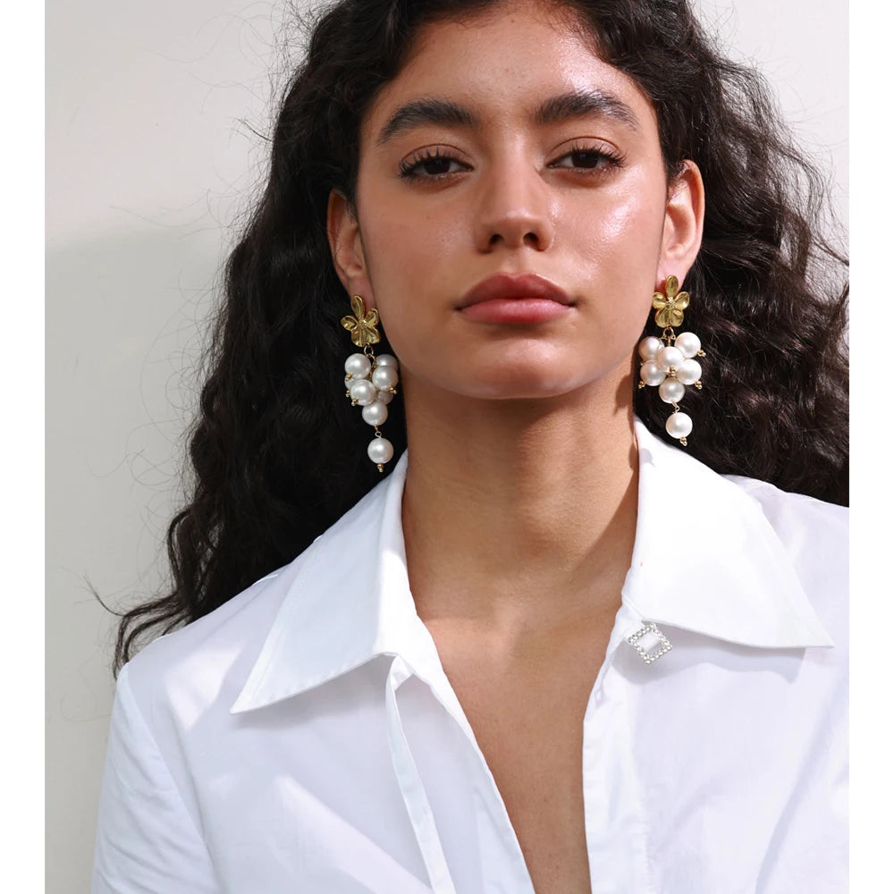 Pearl Meadow Earrings