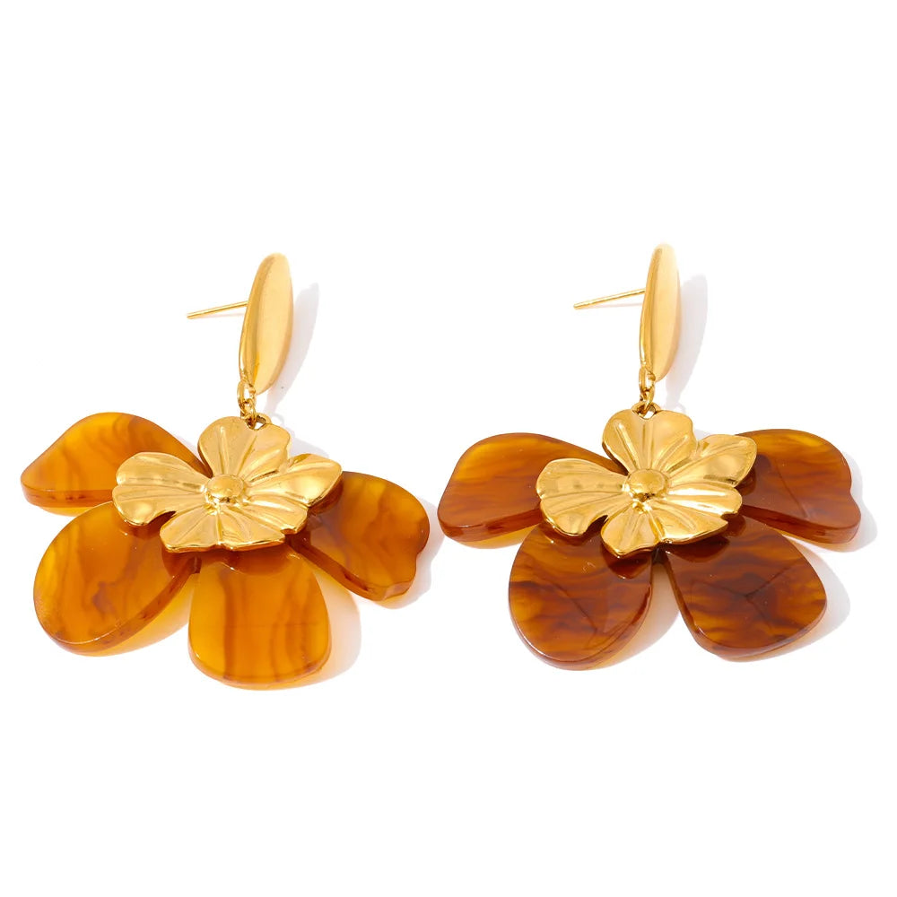 Amber Glow Earrings