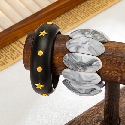 Mystic Moon & Starlit Stone Bangles