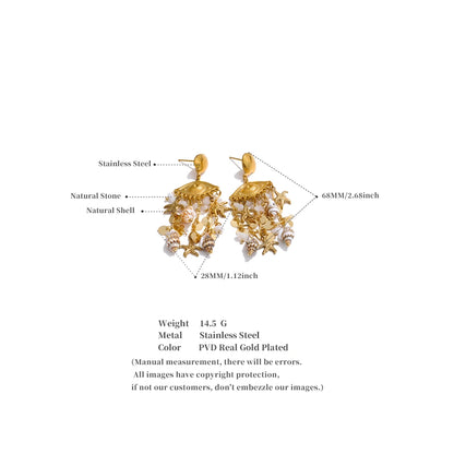 Ocean Bloom Boho Earrings