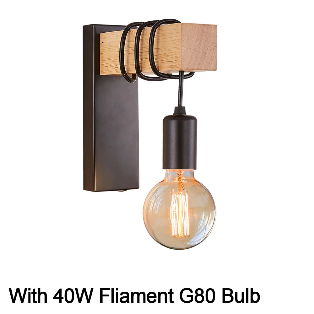 Rustic Glow Wall Lamp