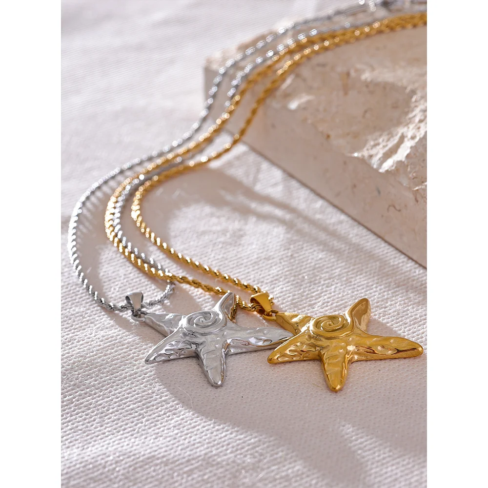 Celestial Starfish Necklace