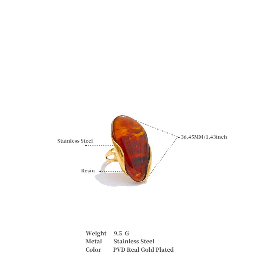 Sahara Stone Wrap Ring