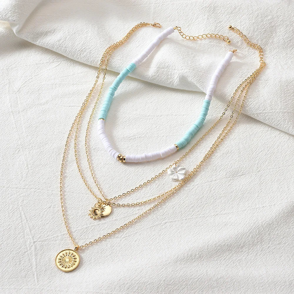 Coastal Dreams Layered Necklace Collection