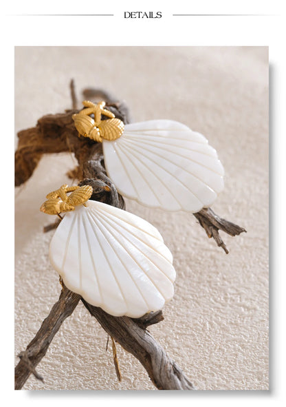 Ocean Muse Shell Earrings