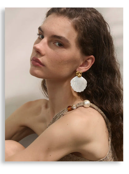 Ocean Muse Shell Earrings
